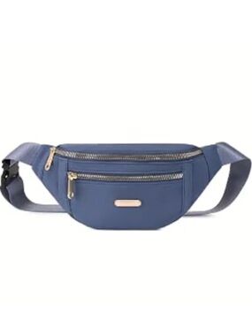 NWT No Label Blue Fanny Pack